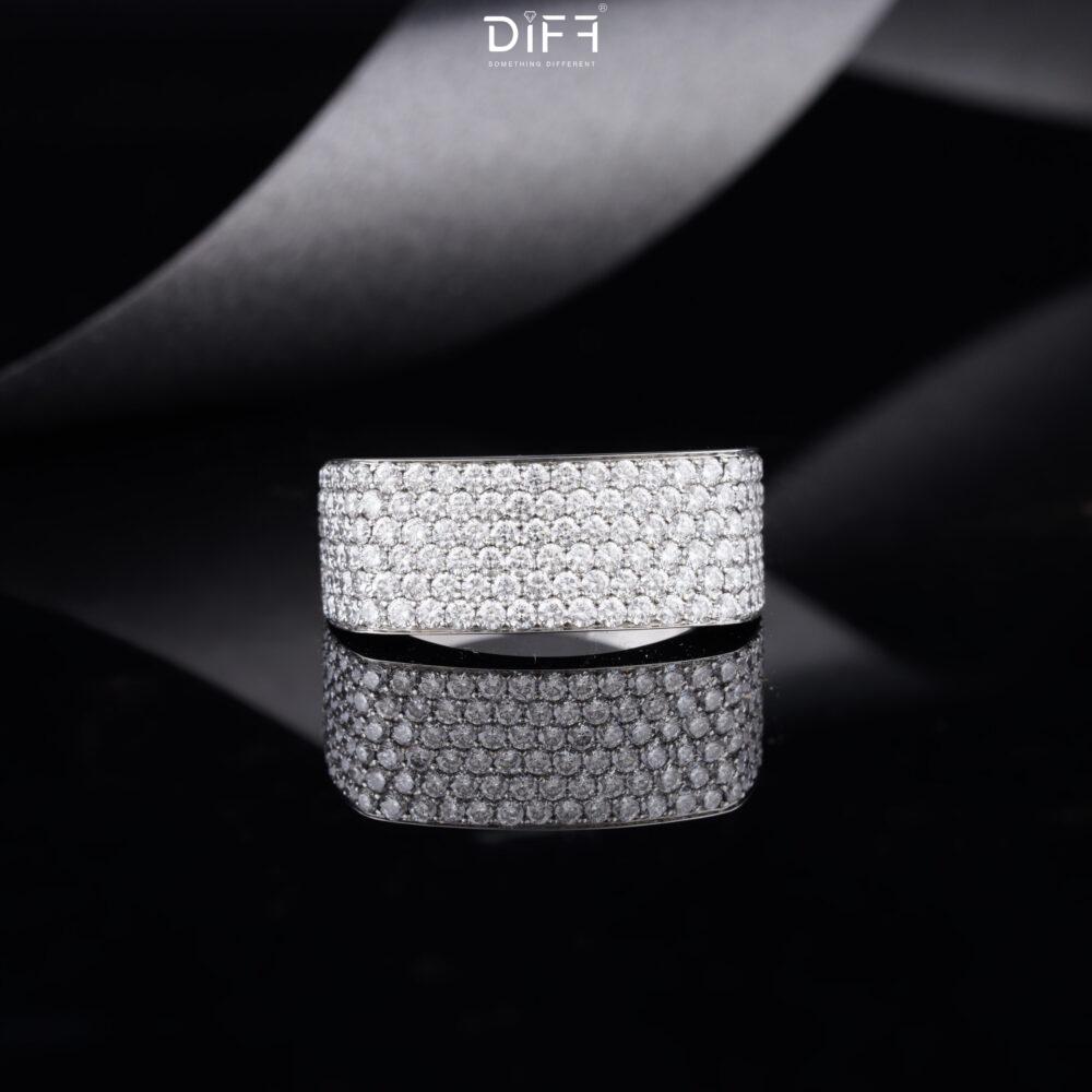 lab-grown Diamond ring for men in 316L Stainless Steel