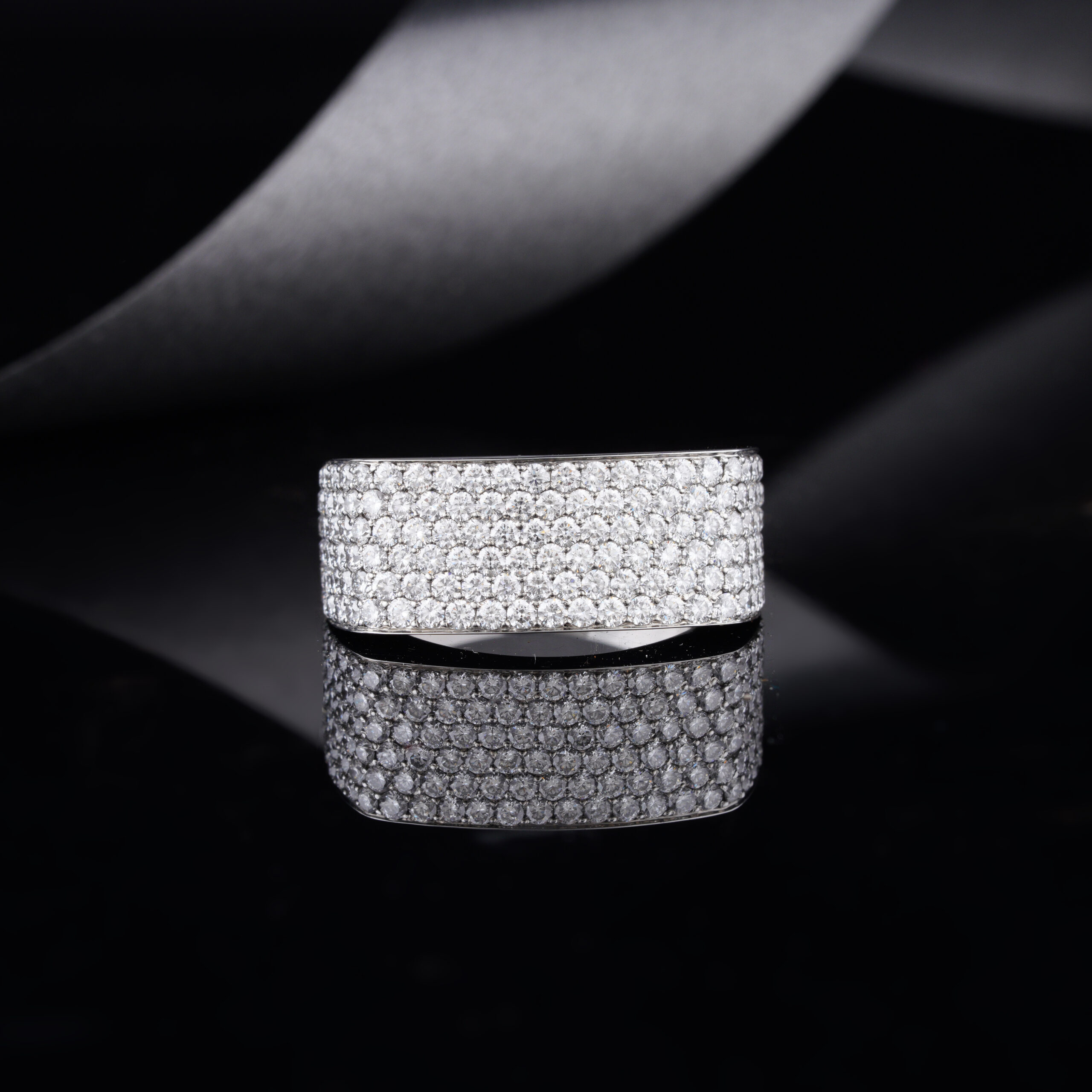 D-Carter Surgical Stainless steel Liam Lab-grown Diamond Ring for men