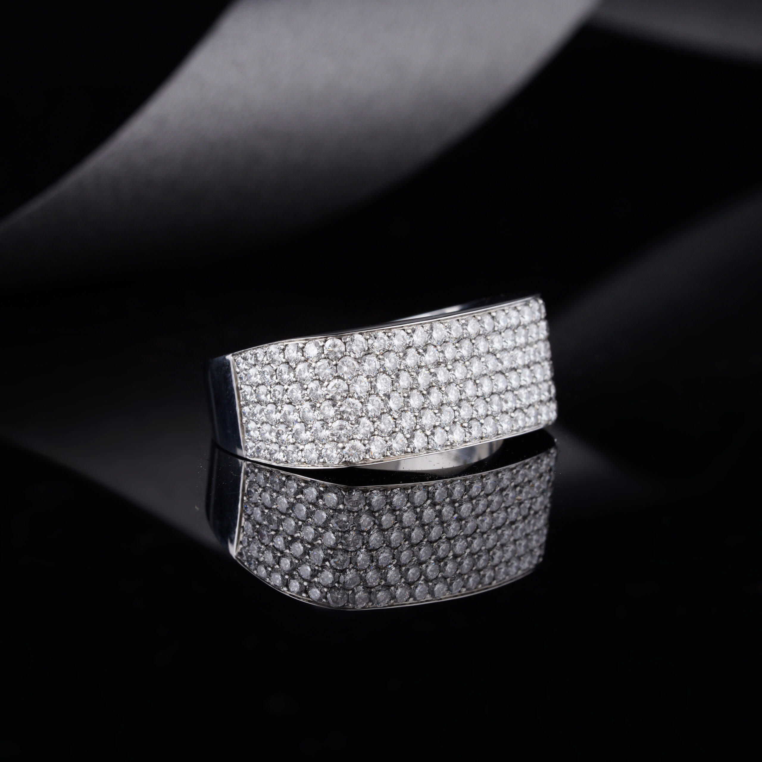 D-Carter Surgical Stainless steel Liam Lab-grown Diamond Ring for men - Image 3