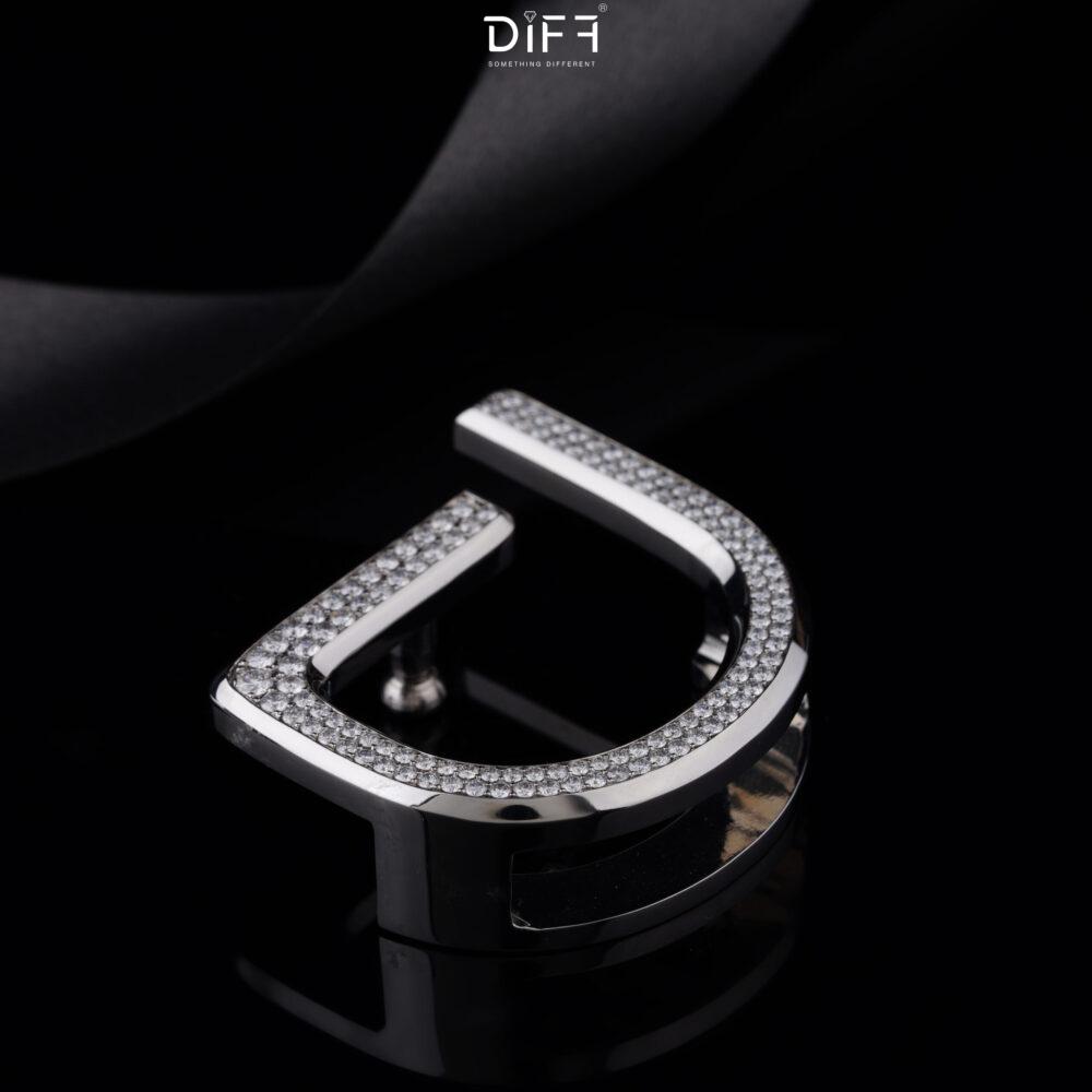 Trendy Surgical Stainless steel D Belt Leather Strap Belt For Men's - Image 4