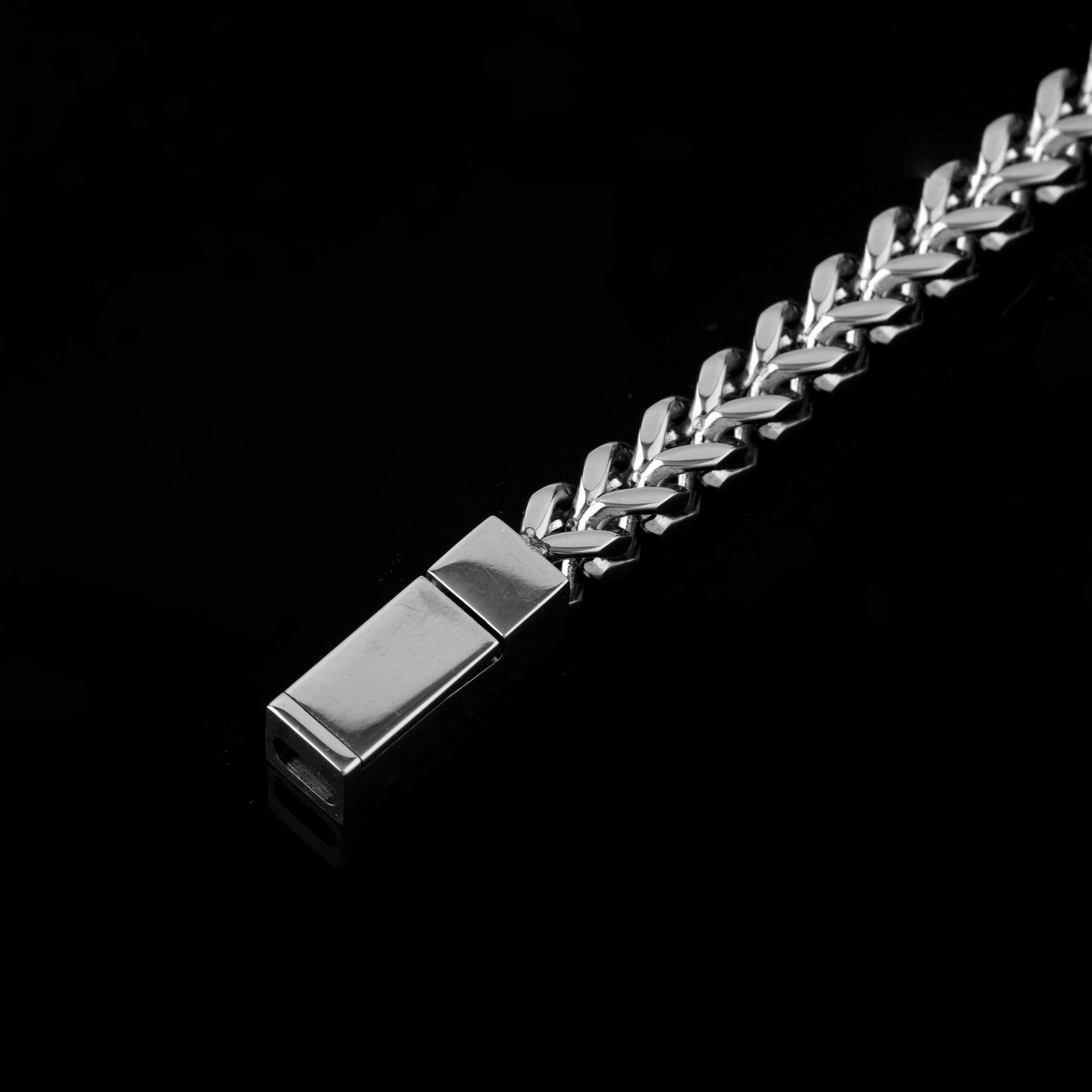 Men’s White Lab-Grown Diamond Bracelet - Image 3