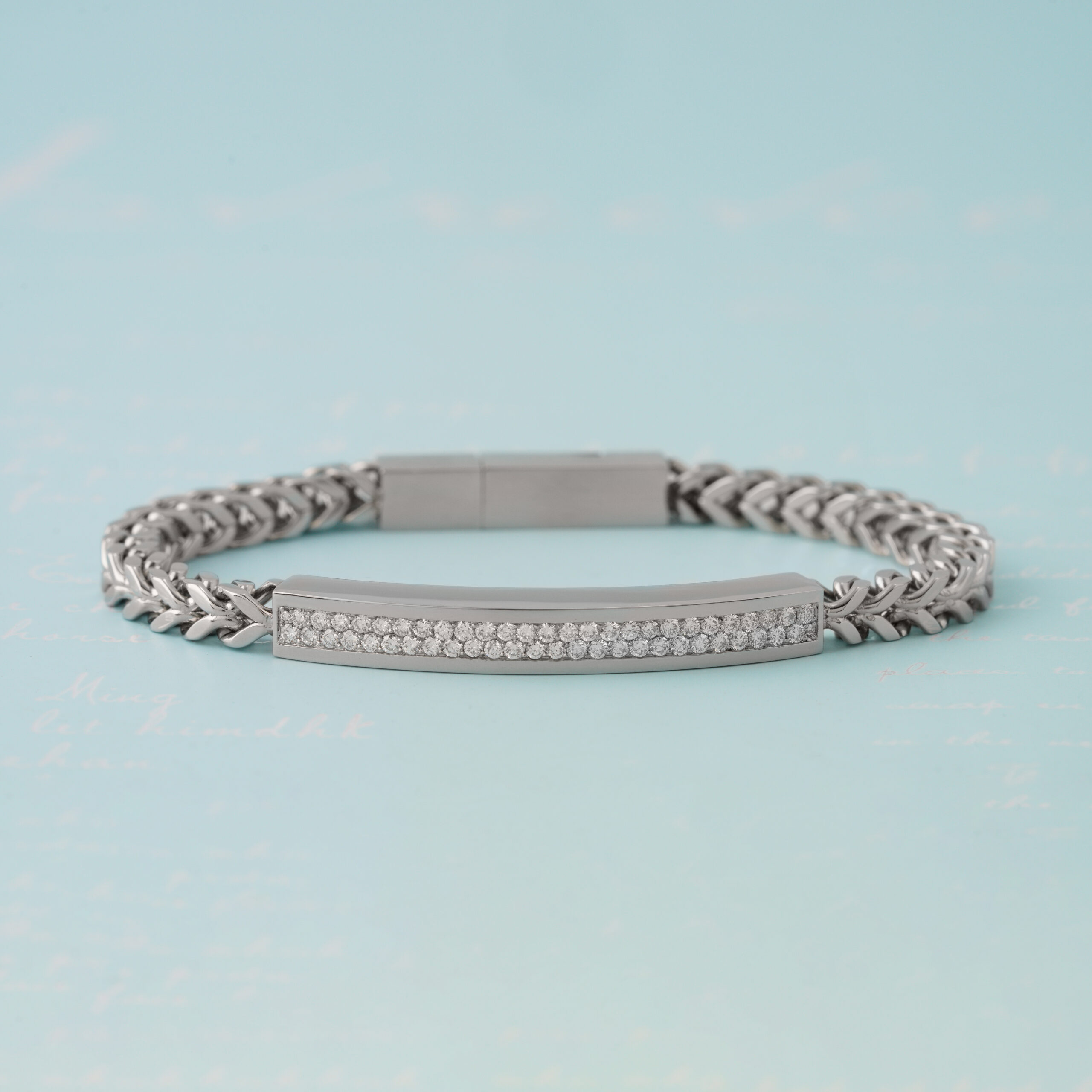 Diff Luxury Bee Lab-Grown Diamond Surgical Stainless steel Elegance Bracelet for Men